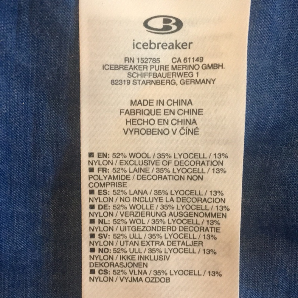 Icebreaker Cool-Lite Merino Wool Crew - Picture 3 of 5